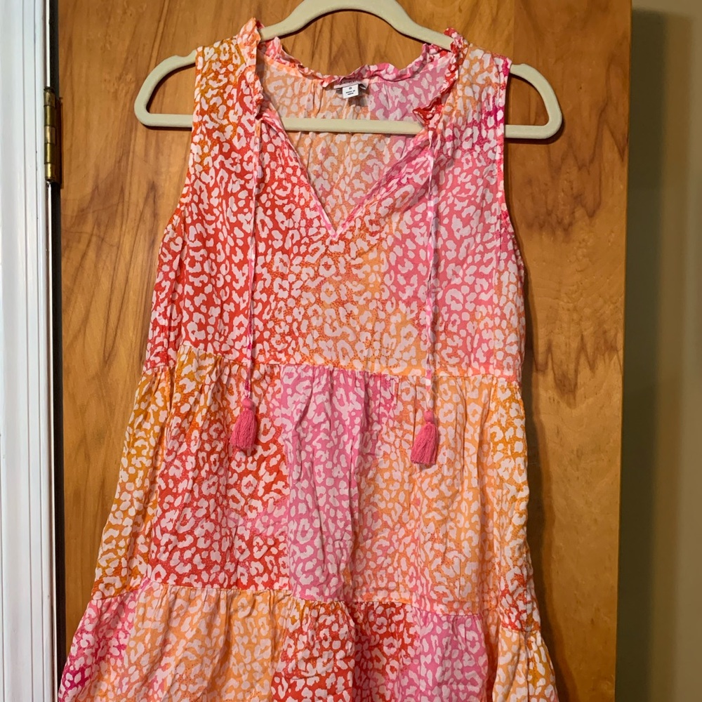 J. Crew Factory Swim Cover Up Dress animal print
